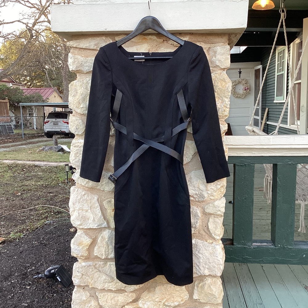 Philosophy black long sleeve dress